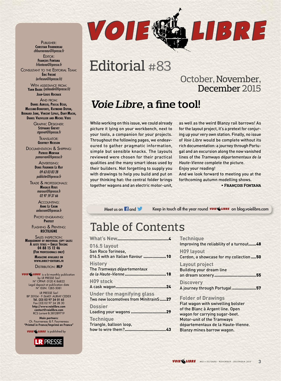 Voie Libre International Preview Pages
