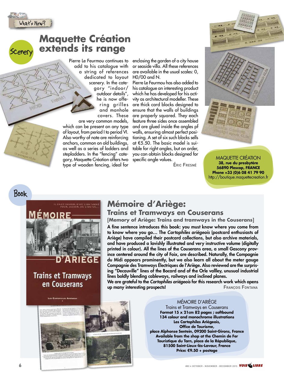 Voie Libre International Preview Pages