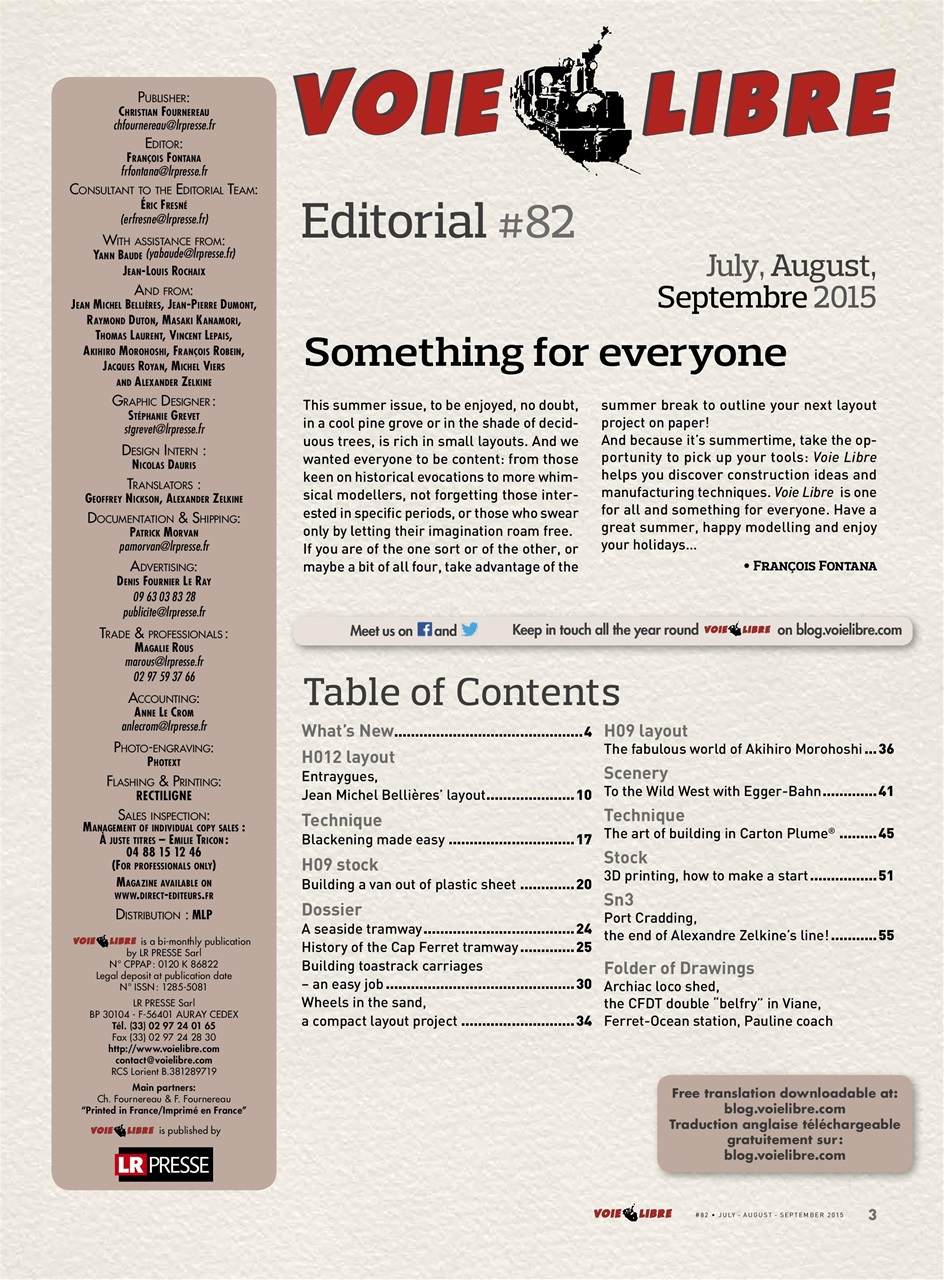 Voie Libre International Preview Pages