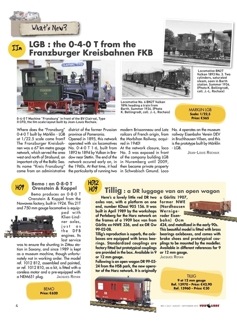 Voie Libre International Preview Pages