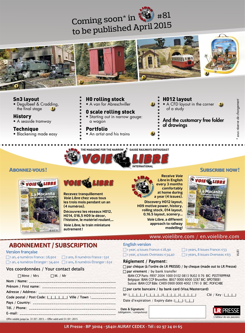 Voie Libre International Preview Pages