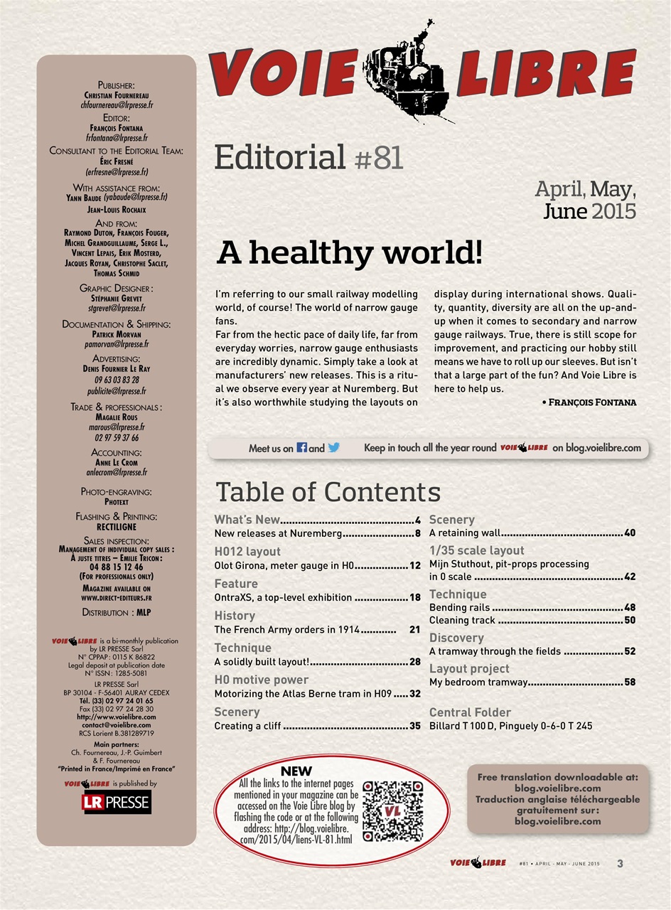 Voie Libre International Preview Pages