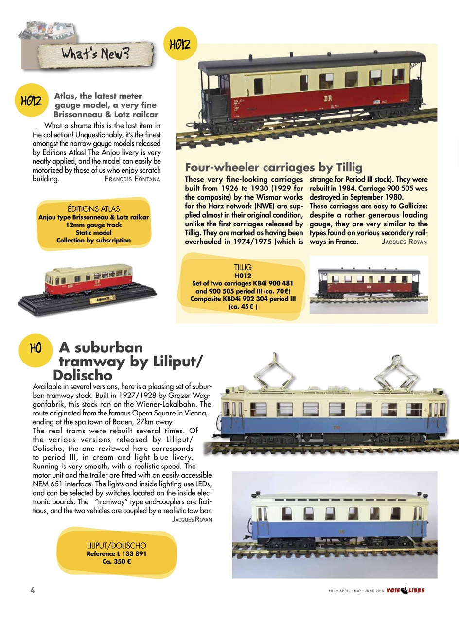 Voie Libre International Preview Pages
