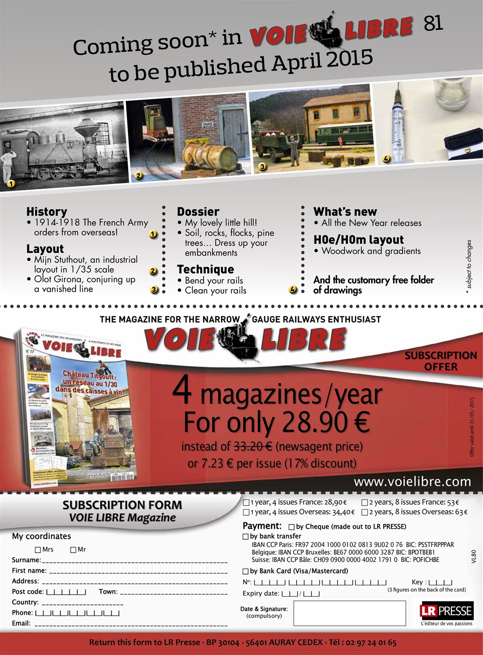 Voie Libre International Preview Pages