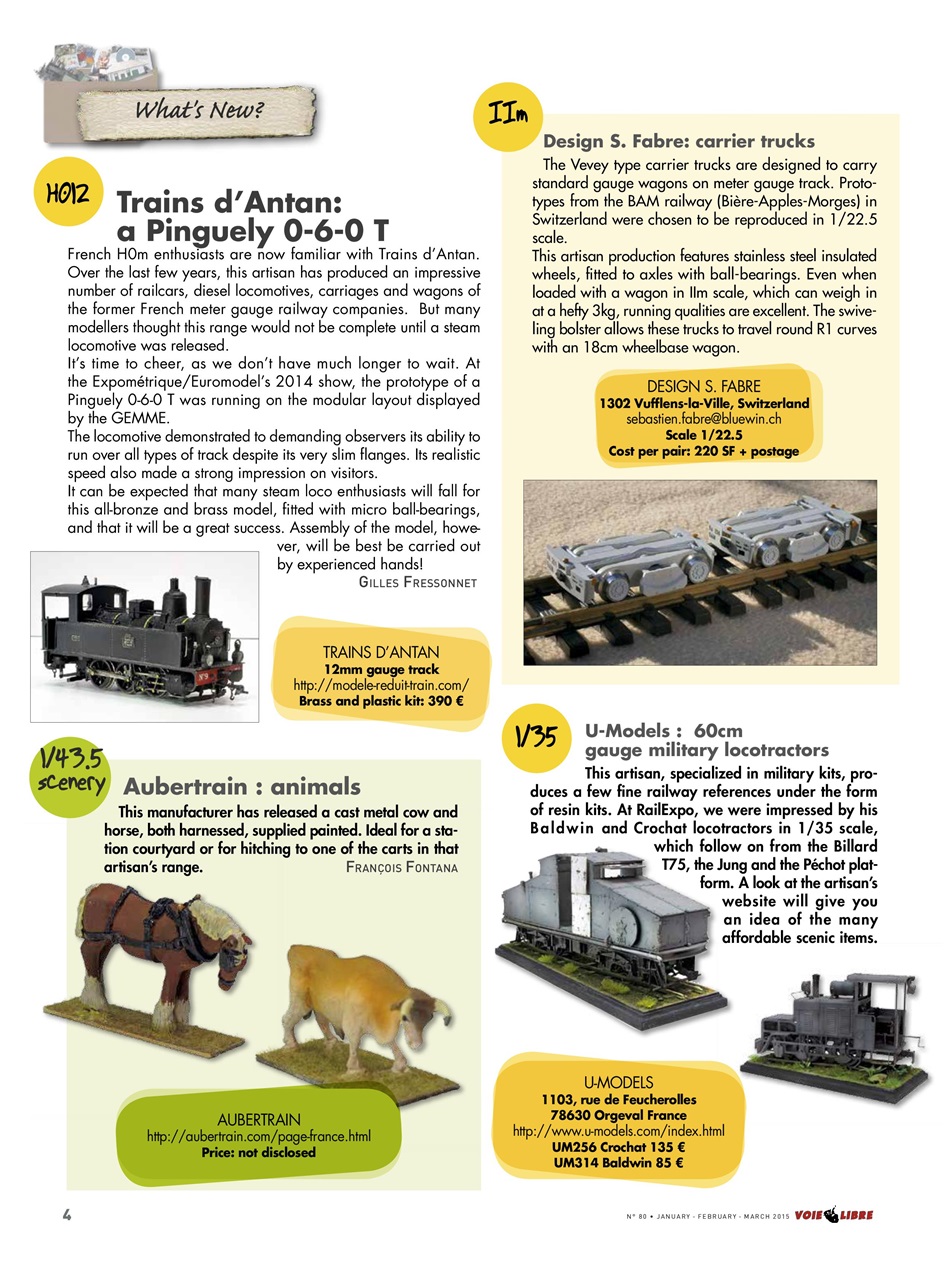 Voie Libre International Preview Pages