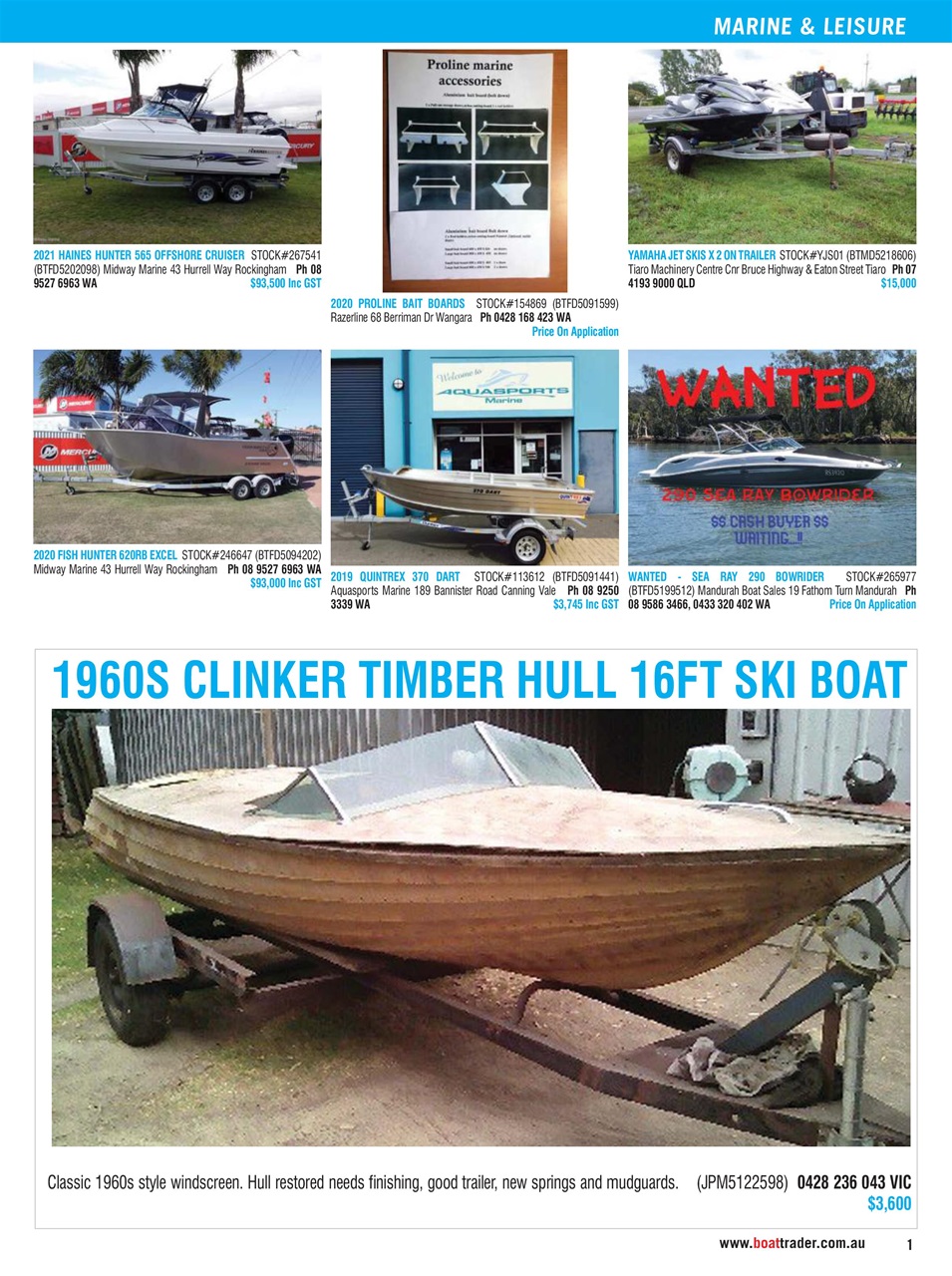 Boat Trader Australia Preview Pages