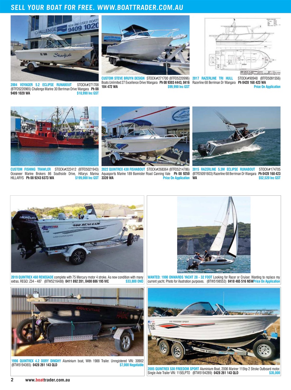 Boat Trader Australia Preview Pages