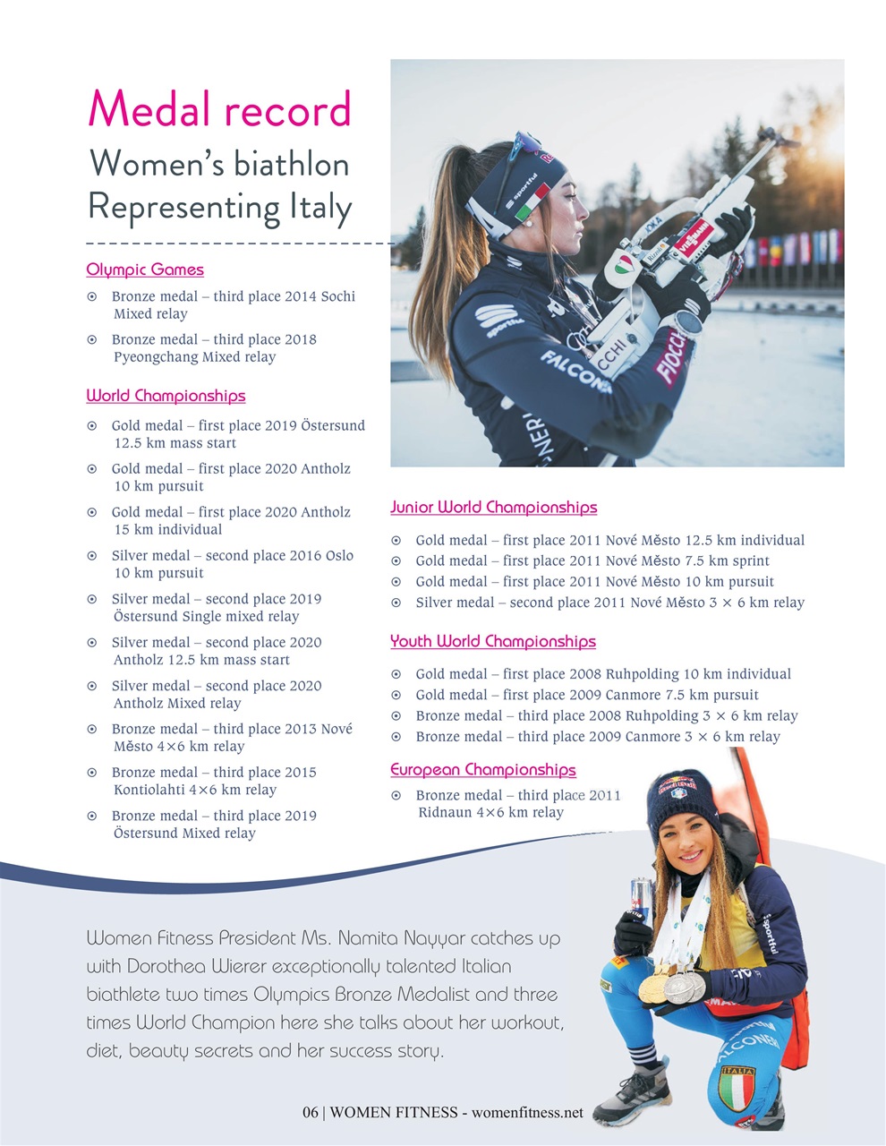 Women Fitness Preview Pages