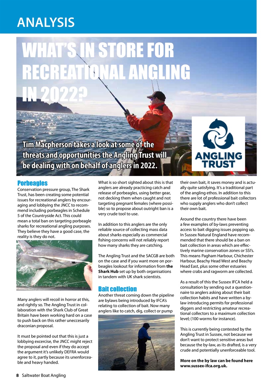 Saltwater Boat Angling Preview Pages