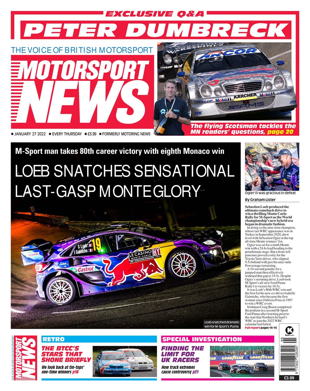 Motorsport News Preview Pages