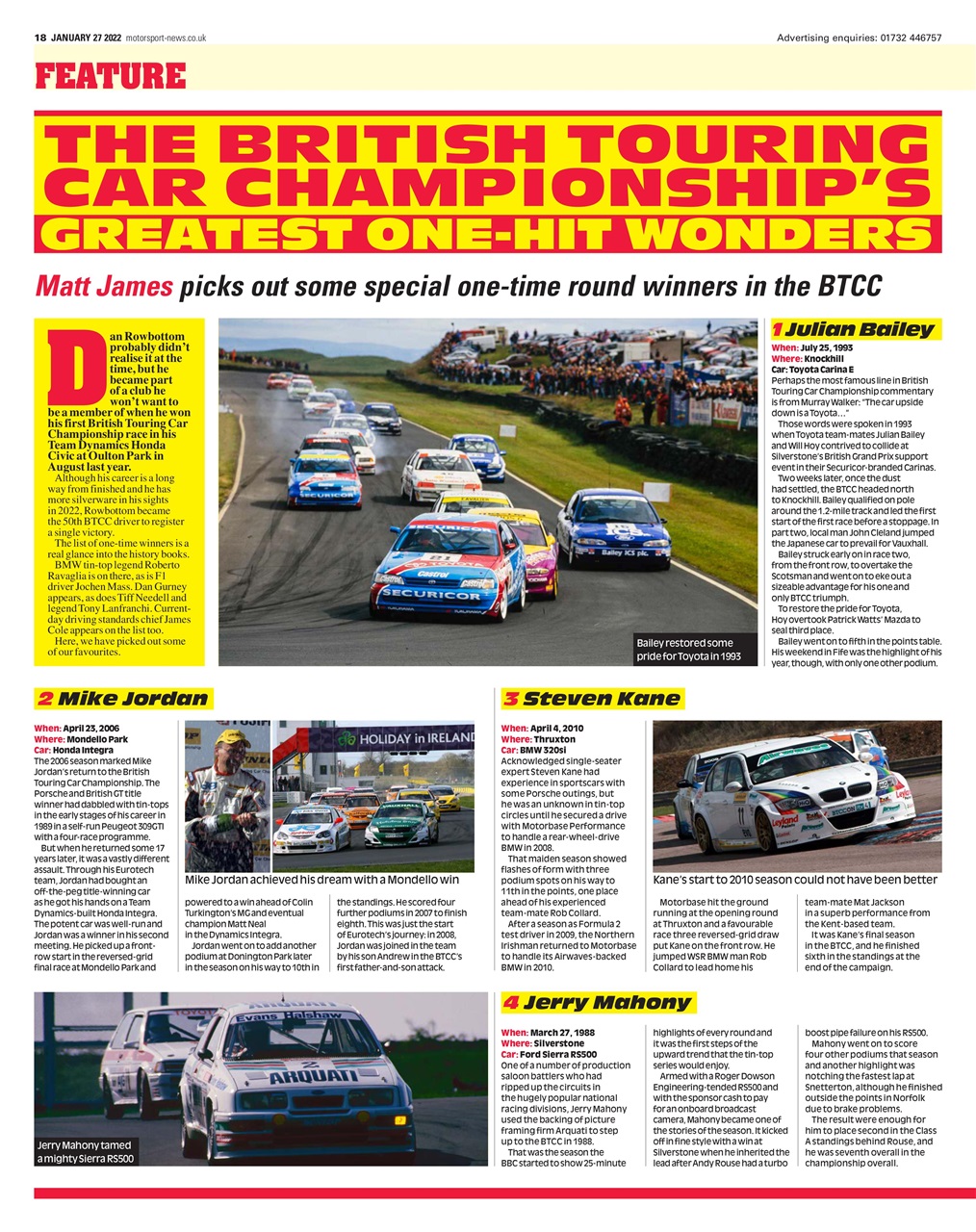 Motorsport News Preview Pages