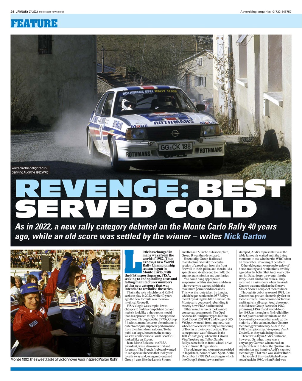 Motorsport News Preview Pages