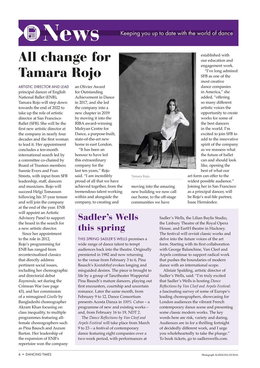 Dancing Times Preview Pages