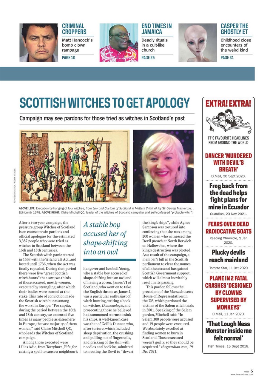 Fortean Times Preview Pages