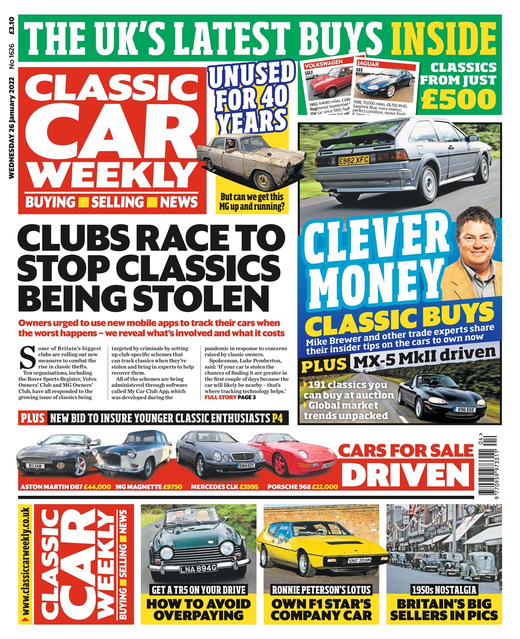 Classic Car Weekly Preview Pages