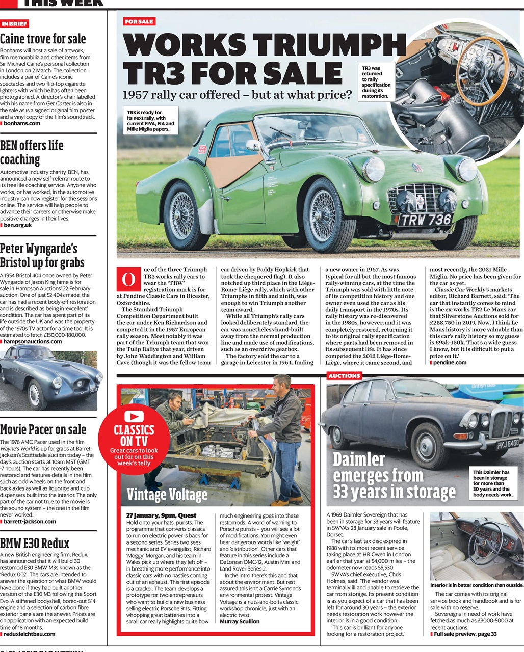 Classic Car Weekly Preview Pages