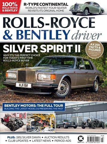 Rolls-Royce & Bentley Driver issue Issue 29 - March/April 2022