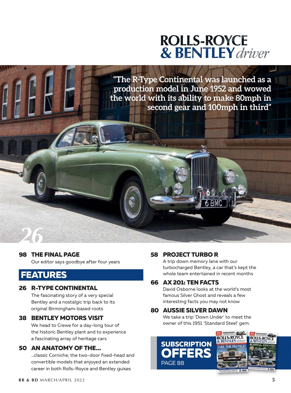Rolls-Royce & Bentley Driver Preview Pages