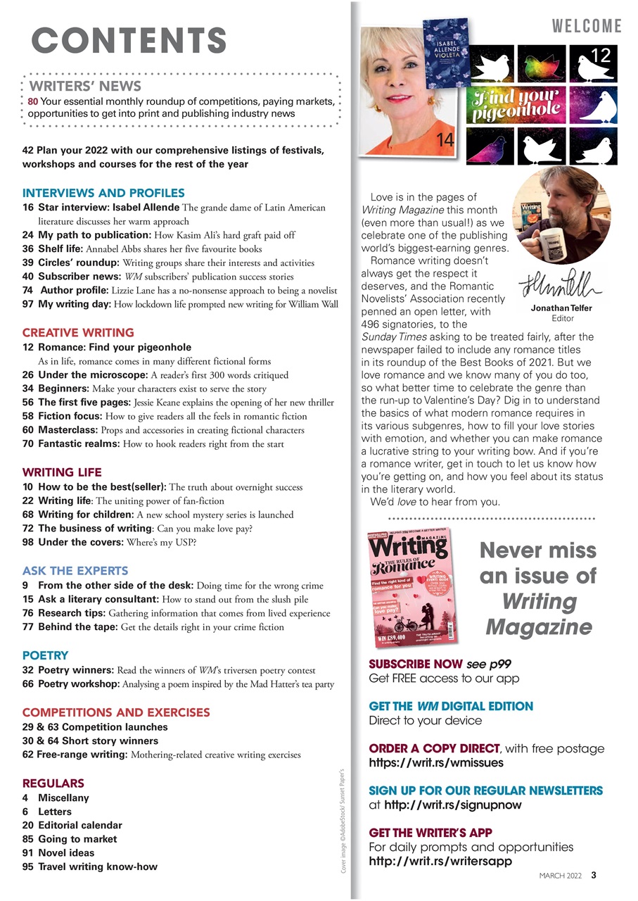 Writing Magazine Preview Pages