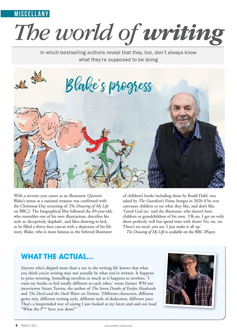 Writing Magazine Preview Pages