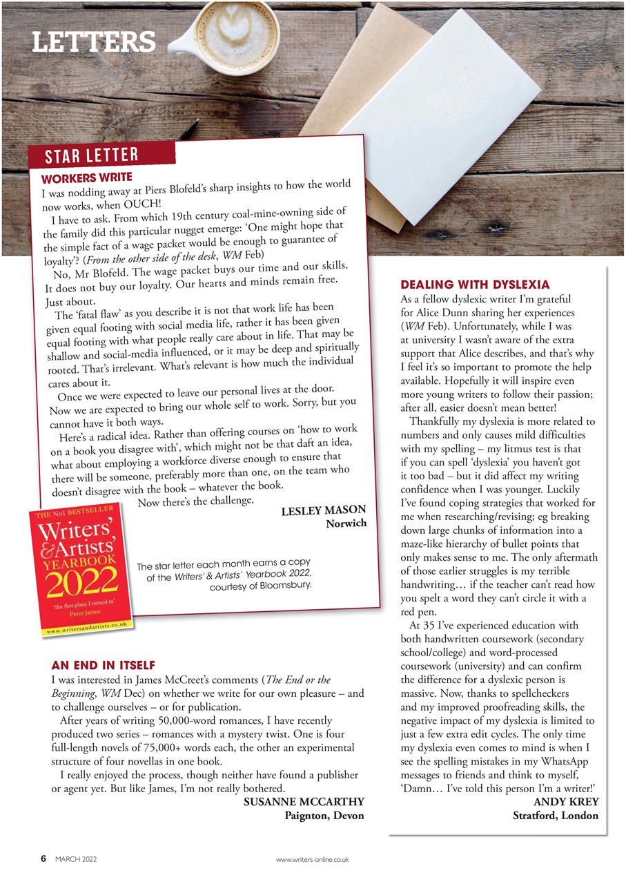 Writing Magazine Preview Pages