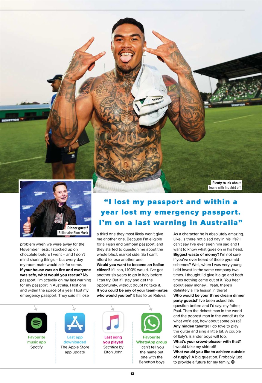 Rugby World Preview Pages