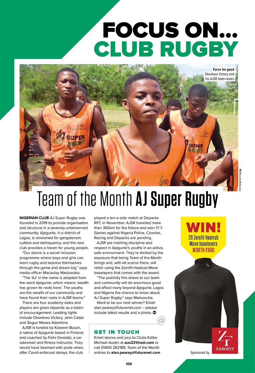 Rugby World Preview Pages