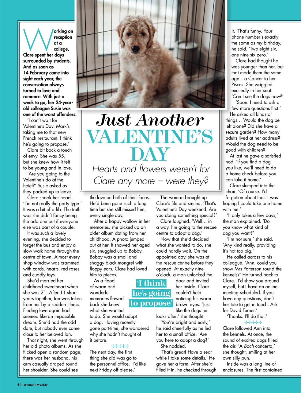 Woman's Weekly Preview Pages