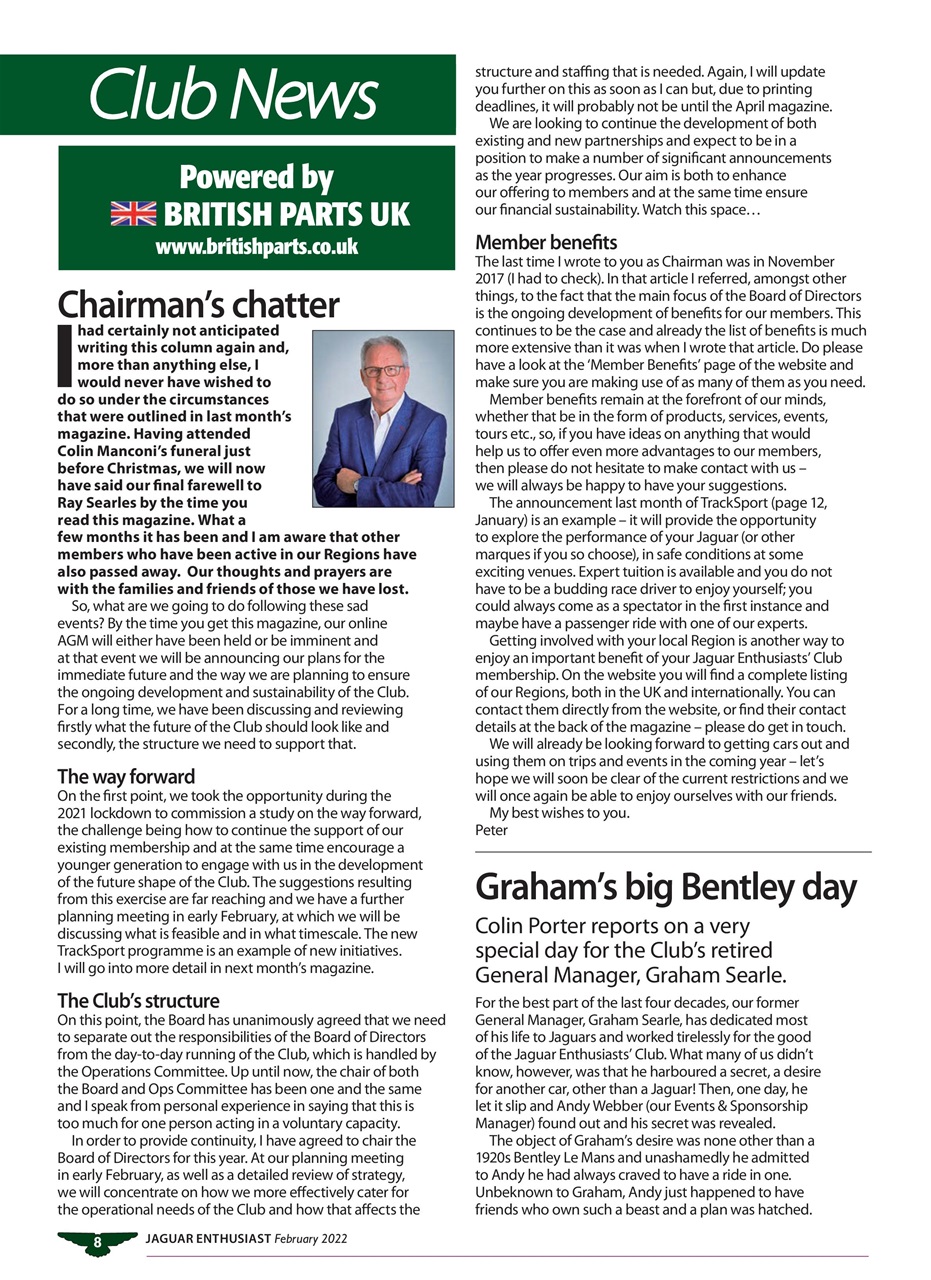 Jaguar Enthusiast Preview Pages