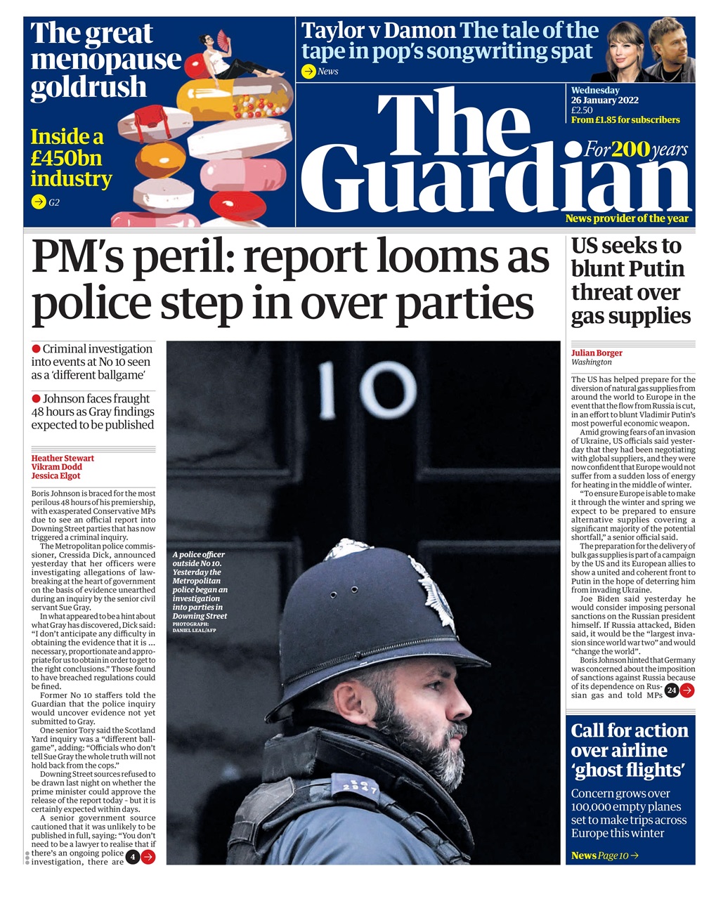 The Guardian Newspaper Preview Pages