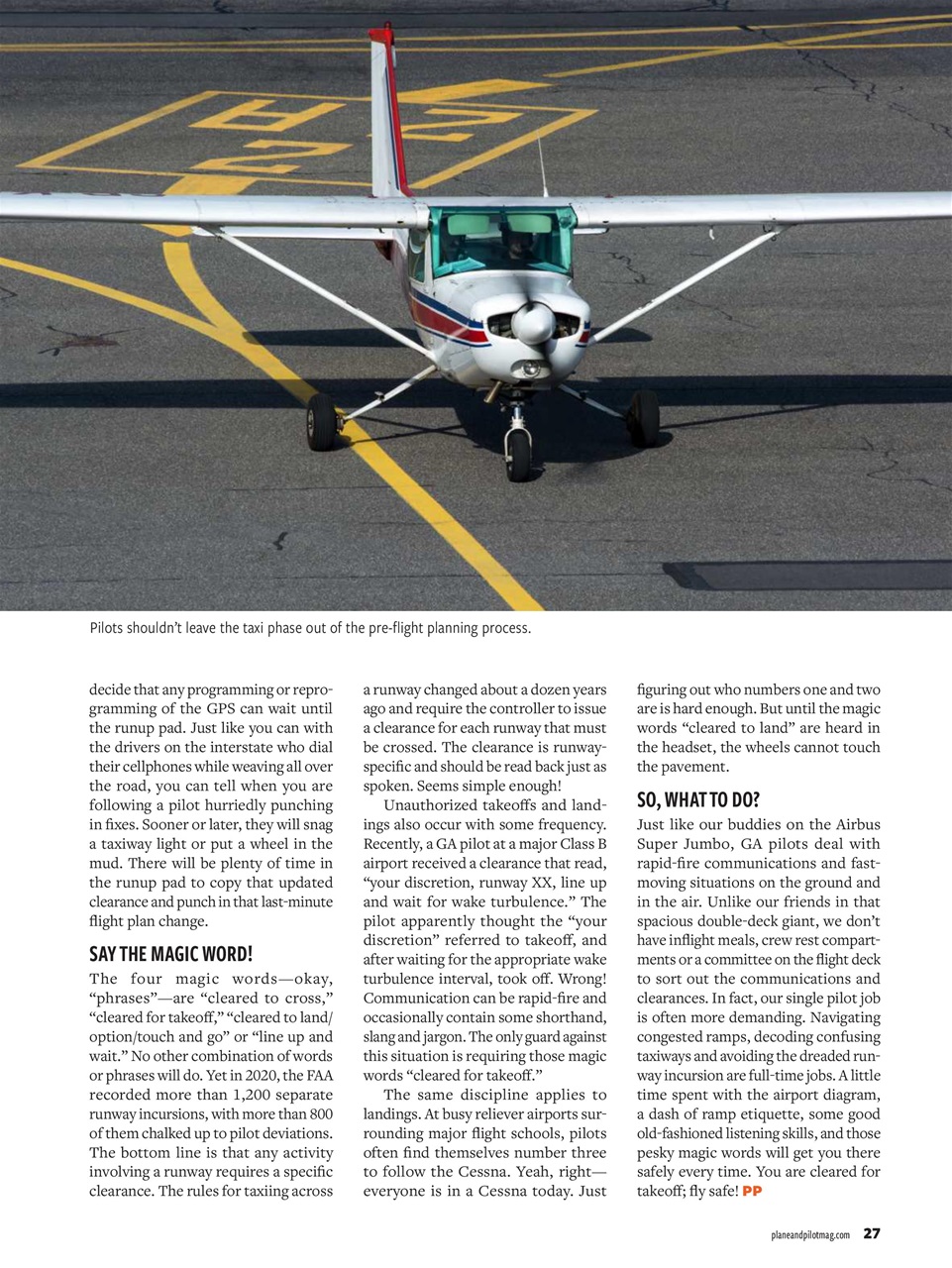 Plane & Pilot Preview Pages