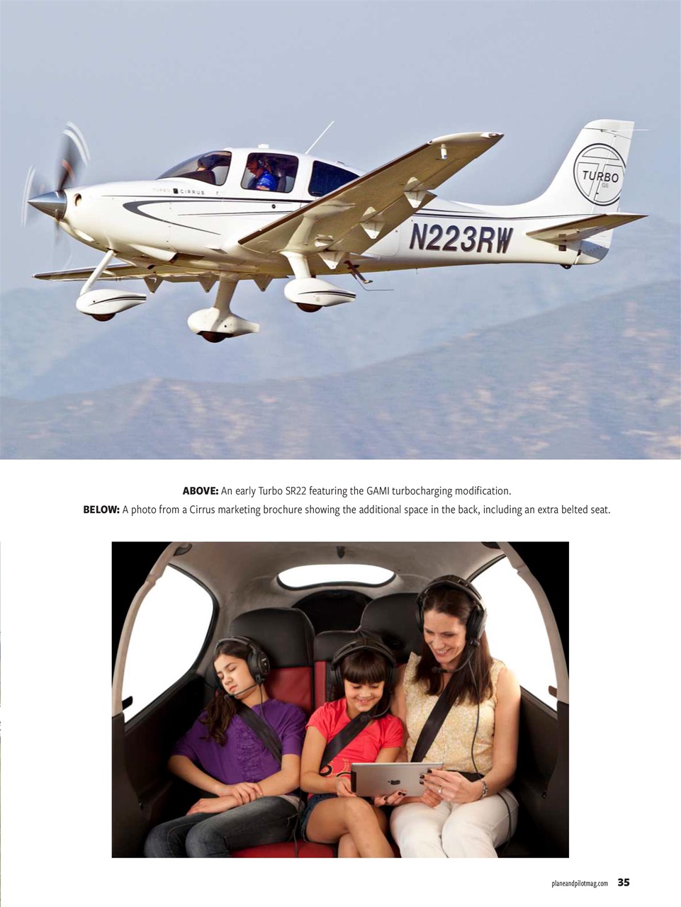 Plane & Pilot Preview Pages