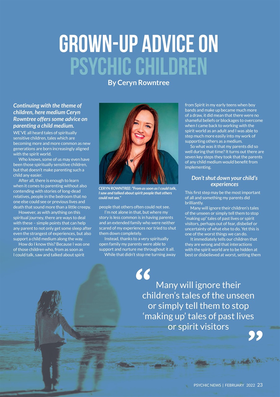 Psychic News Preview Pages