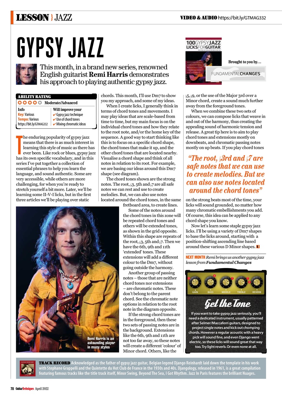 Guitar Techniques Preview Pages