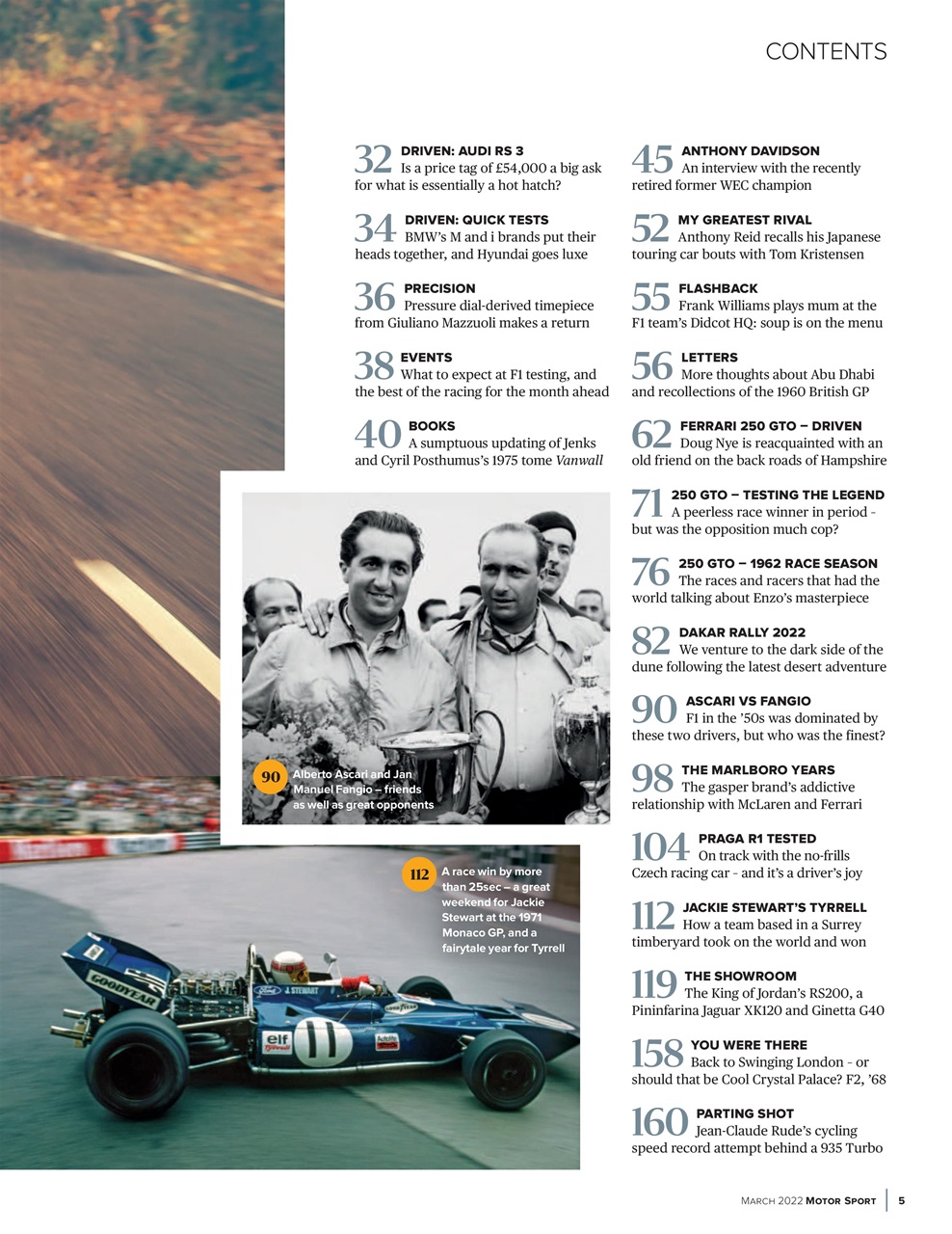 Motor Sport Magazine Preview Pages