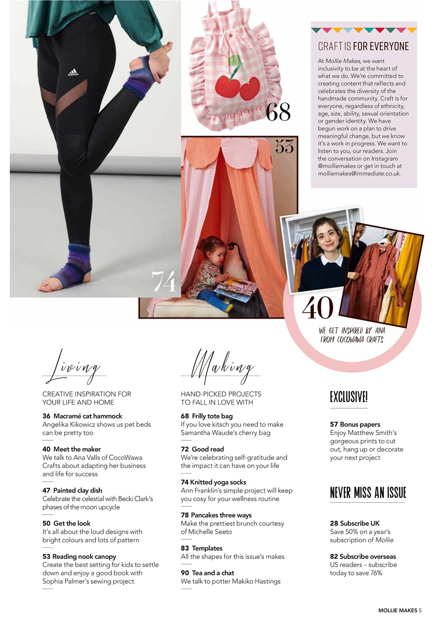 Mollie magazine Preview Pages