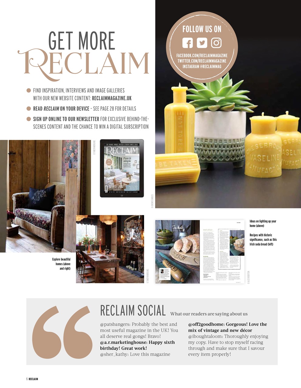 Reclaim Preview Pages