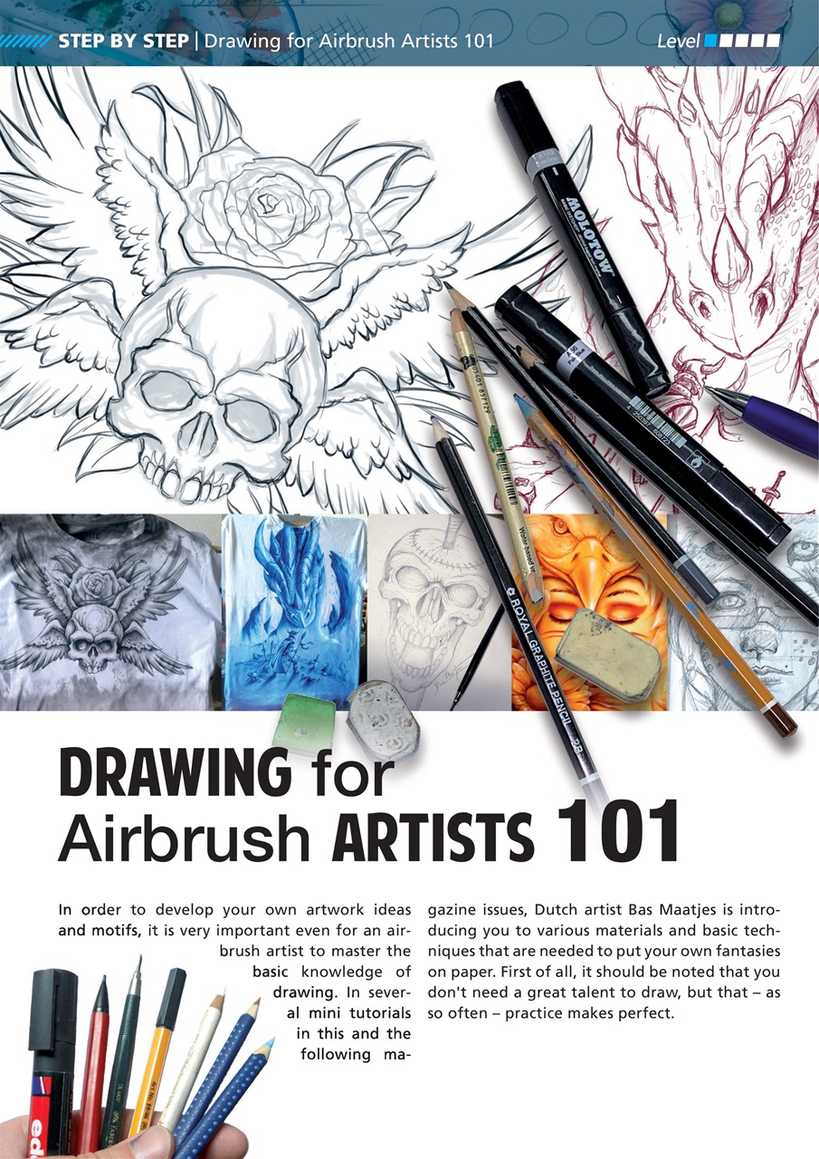 Airbrush Step by Step Preview Pages