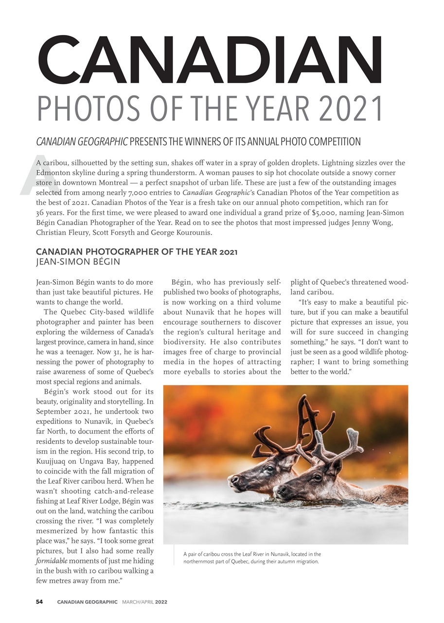 Canadian Geographic Preview Pages