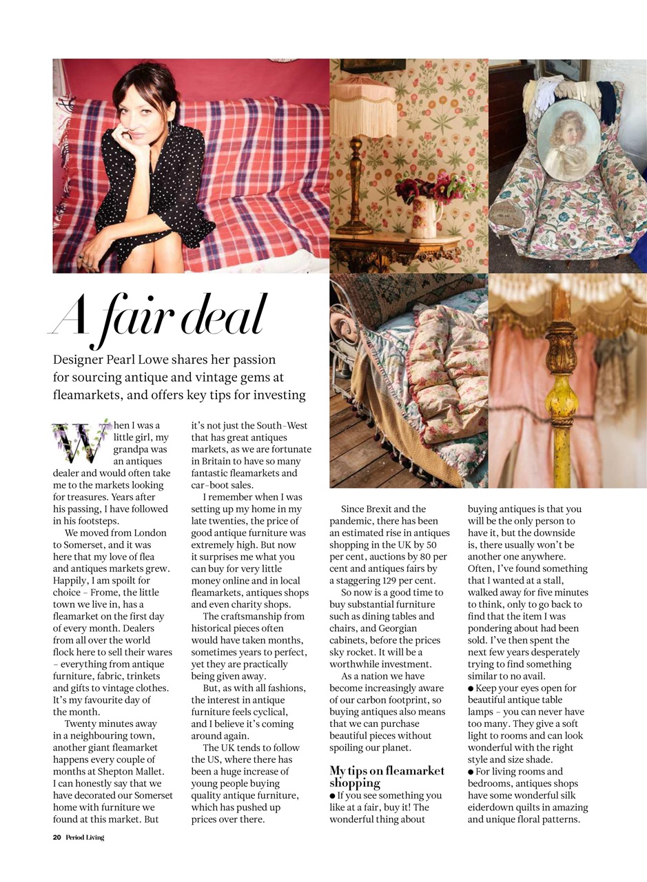 Period Living Magazine Preview Pages