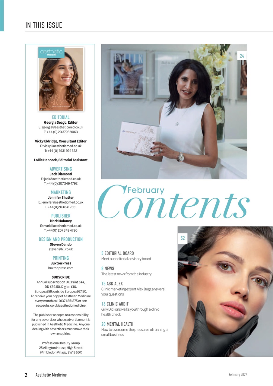 Aesthetic Medicine Preview Pages