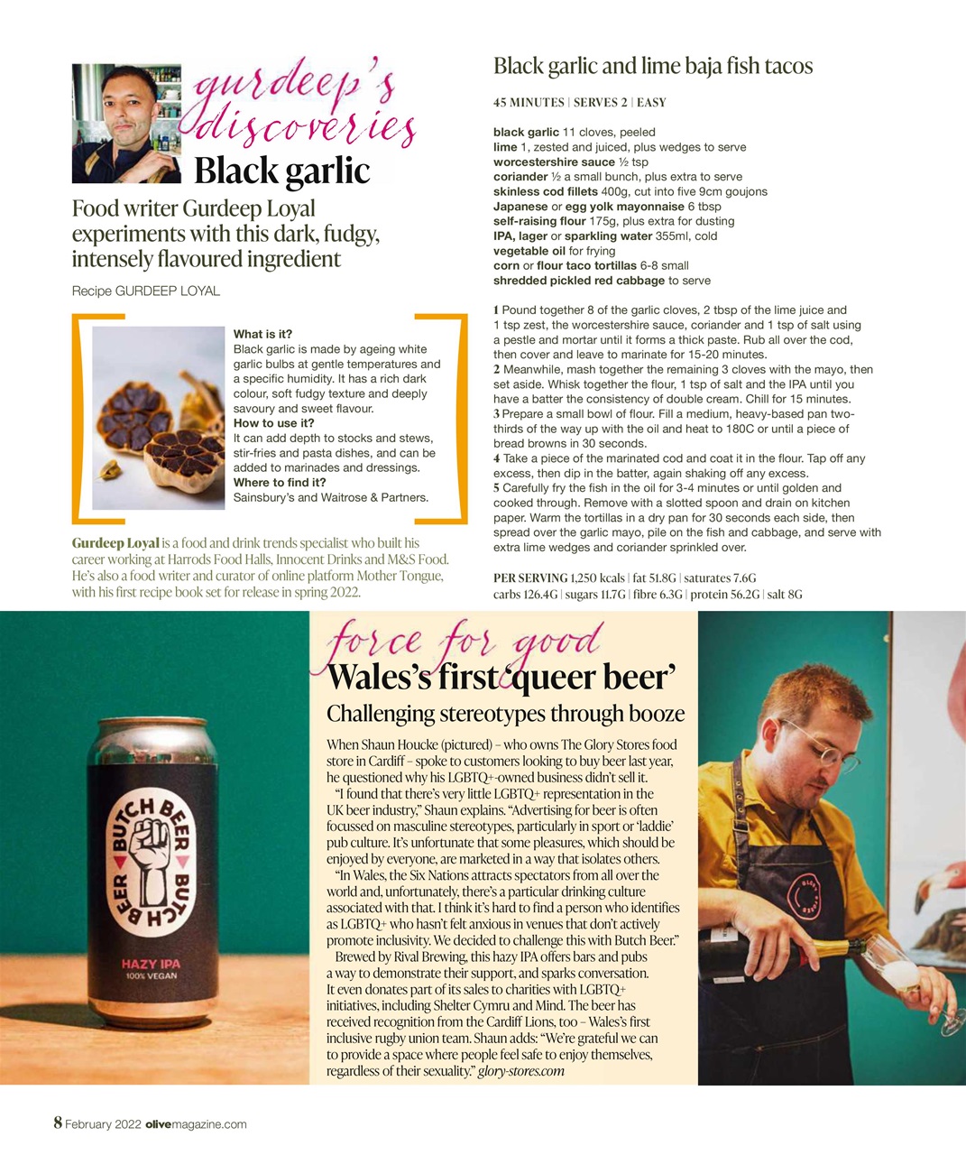 Olive Magazine Preview Pages