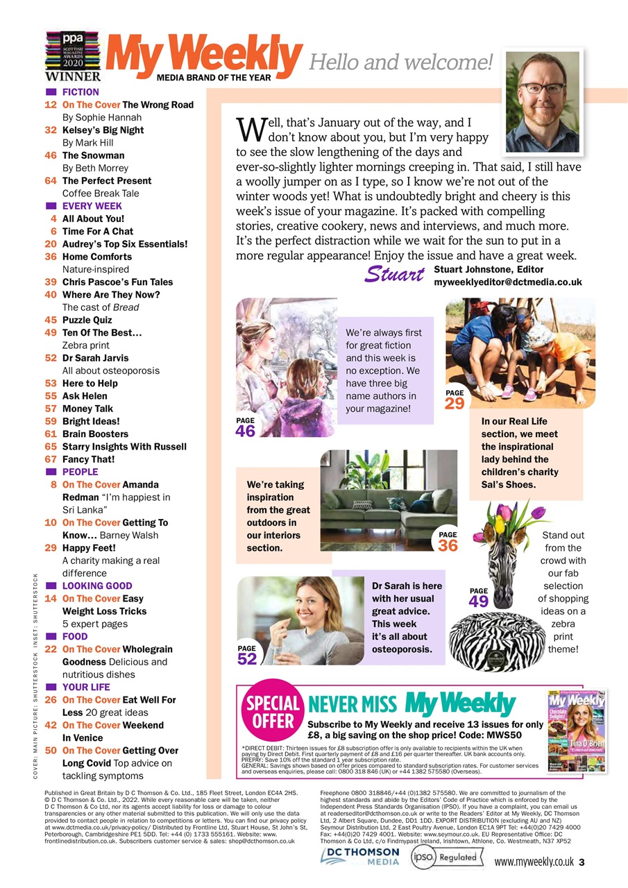 My Weekly Preview Pages