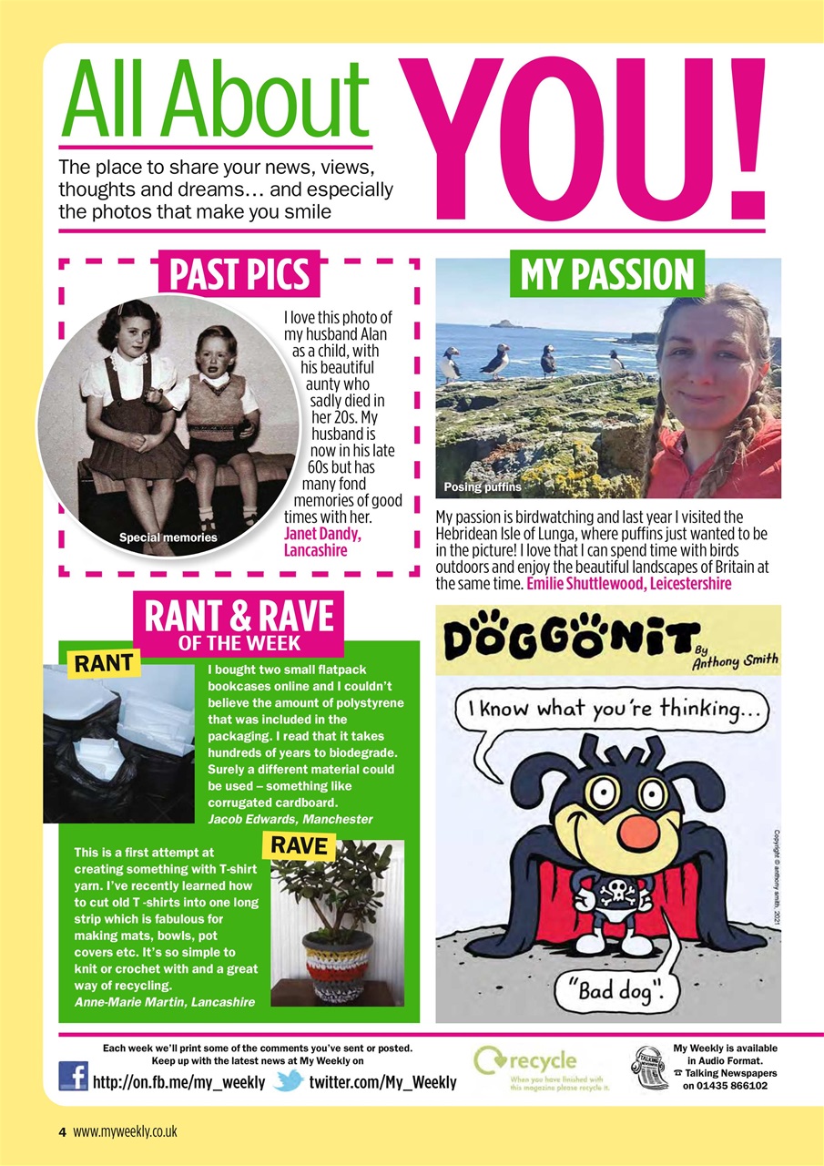 My Weekly Preview Pages