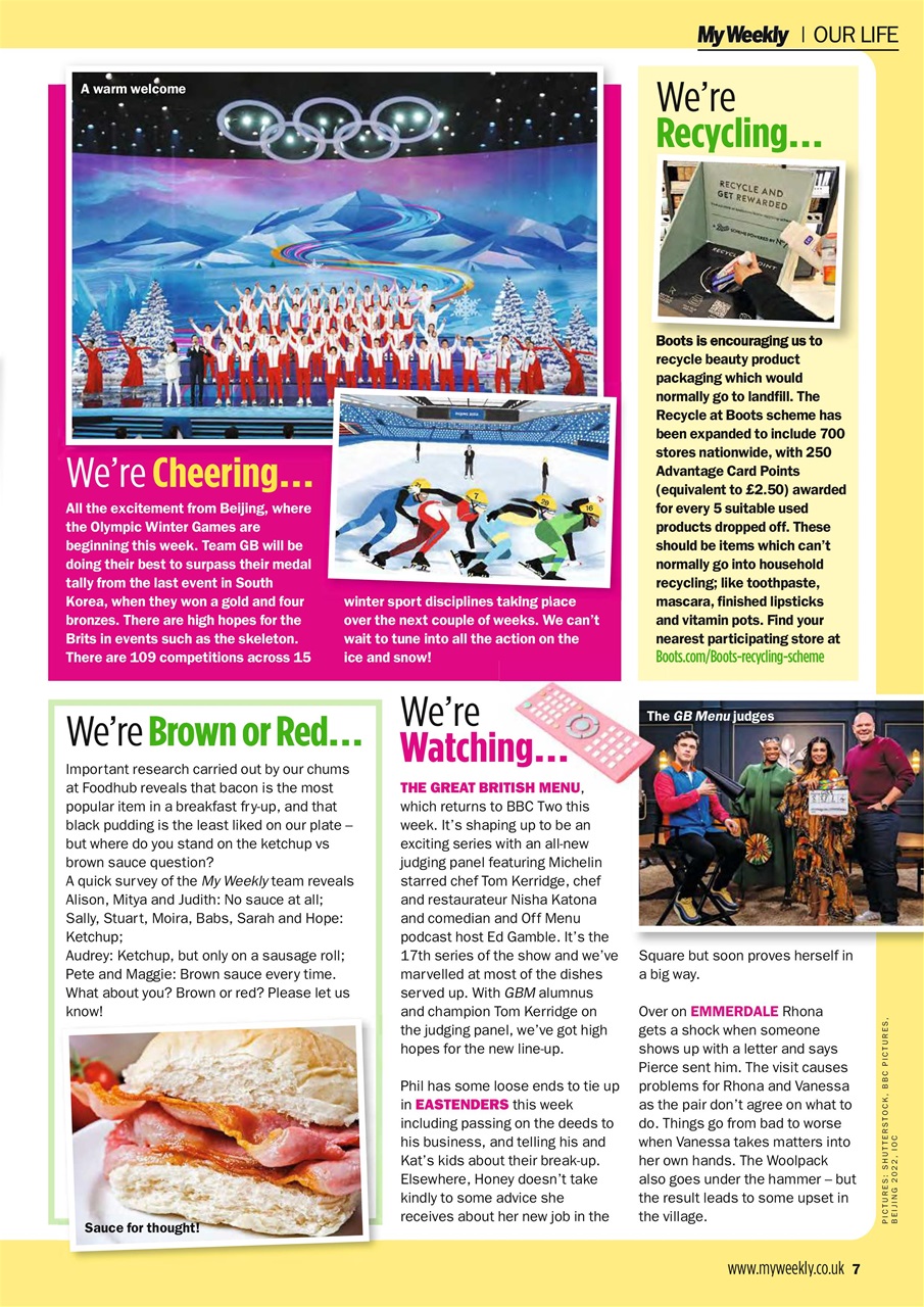 My Weekly Preview Pages