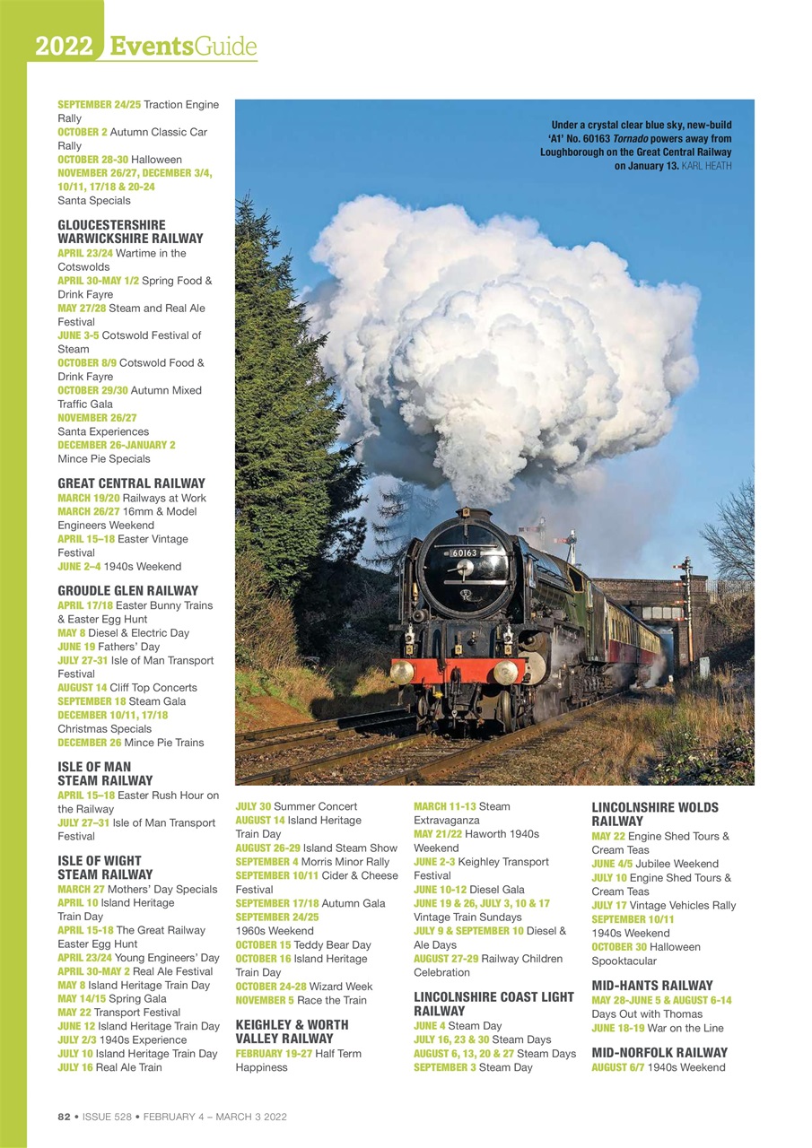 Steam Railway Preview Pages