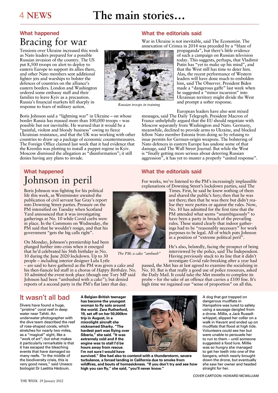 The Week Preview Pages