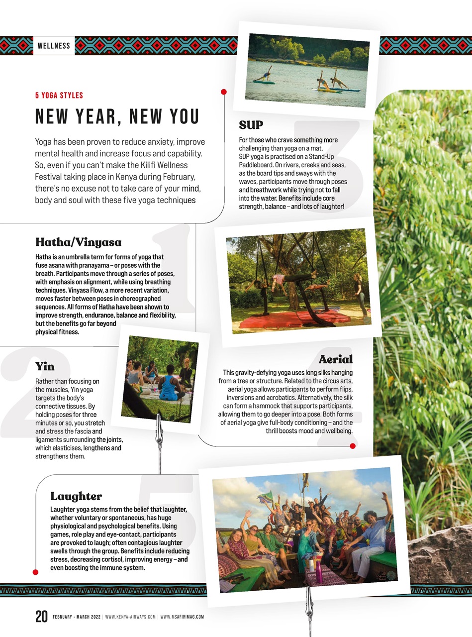 MSAFIRI – Kenya Airways Inflight Preview Pages