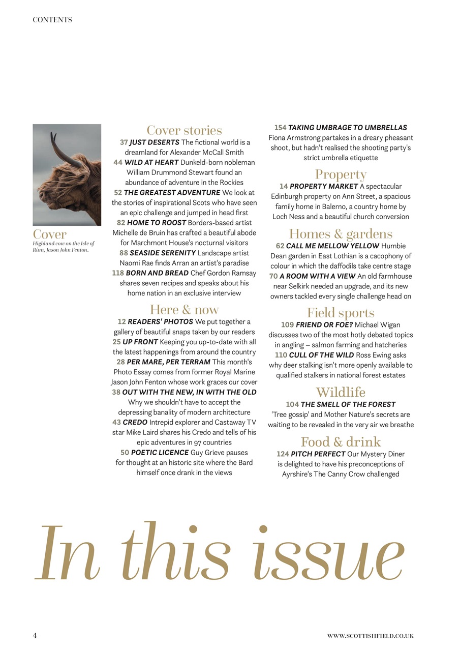 Scottish Field Preview Pages