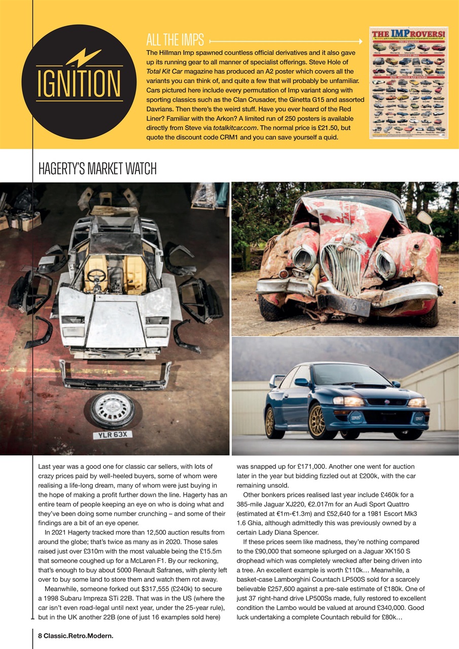 Classic Retro Modern Magazine Preview Pages